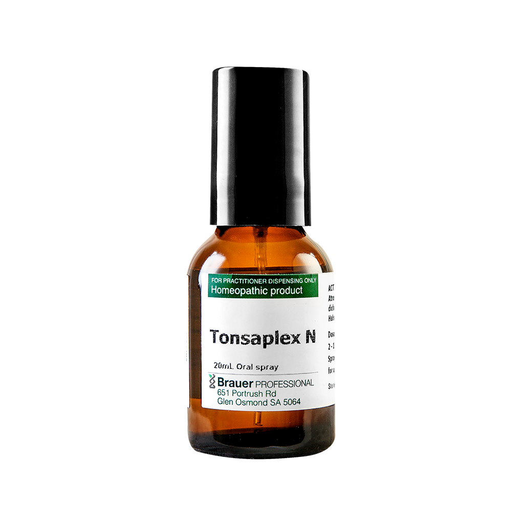 Brauer Professional Tonsaplex N Homeopathic product 20ml Oral Spray